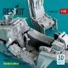 RESKIT RSU48-0539 A-10C Thunderbolt II cockpit (Detailed edition) for GWH kit (3D Printed) (1/48)